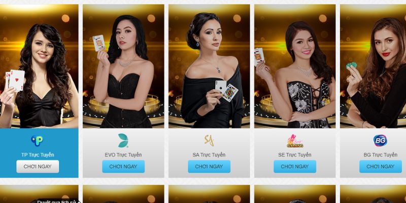 Thỏa đam mê cùng live casino Kuwin